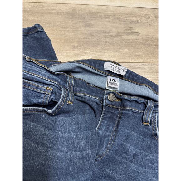 Judy Blue High Waist Skinny Jeans Stretch Denim Comfortable & Flattering 1X - Picture 5 of 6